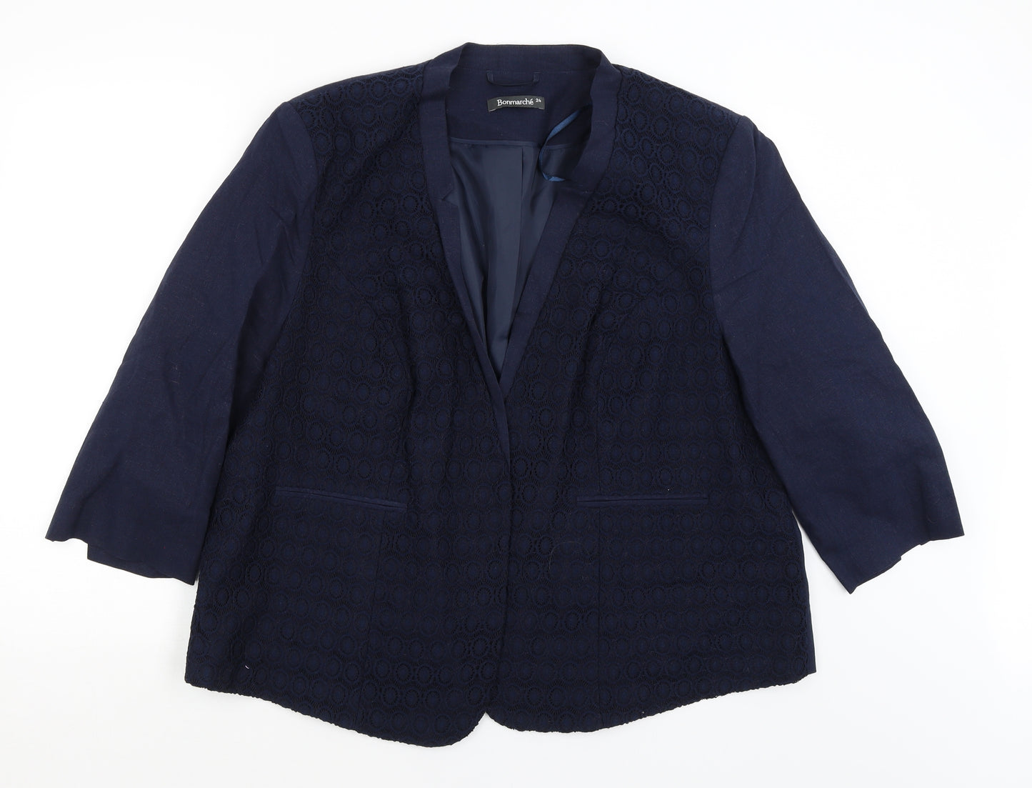 Bonmarche Womens Blue   Jacket Blazer Size 24