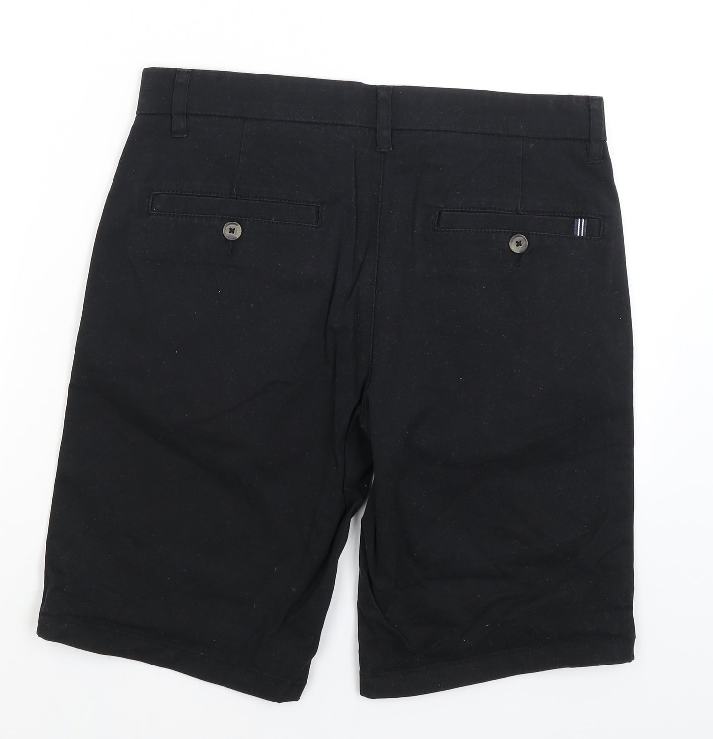 F&F Mens Black   Chino Shorts Size 32 in