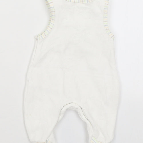 Mothercare Baby White   Romper One-Piece Size Newborn  - Hello World
