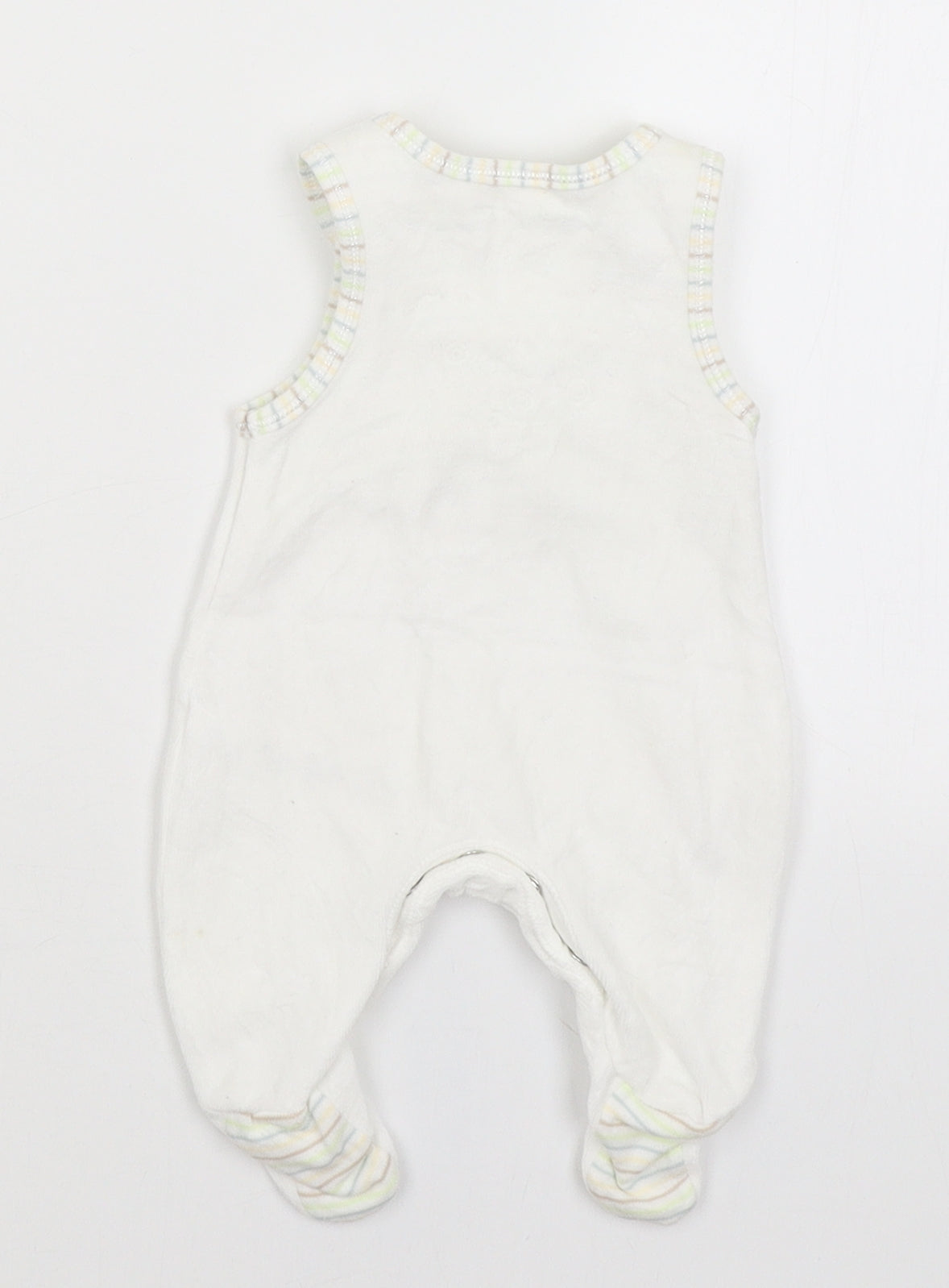Mothercare Baby White   Romper One-Piece Size Newborn  - Hello World