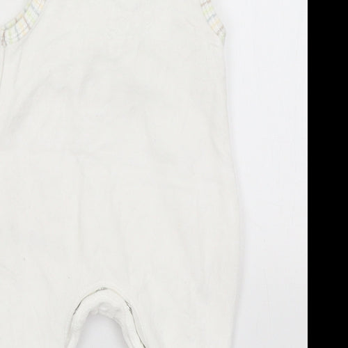 Mothercare Baby White   Romper One-Piece Size Newborn  - Hello World