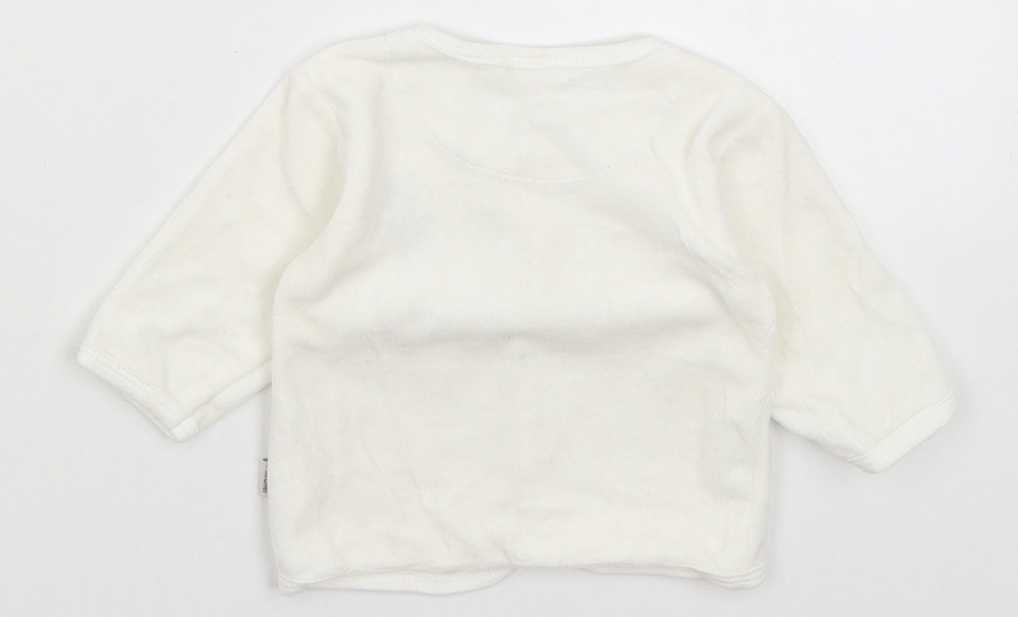 Fixoni Baby White   Cardigan Jumper Size 0-3 Months