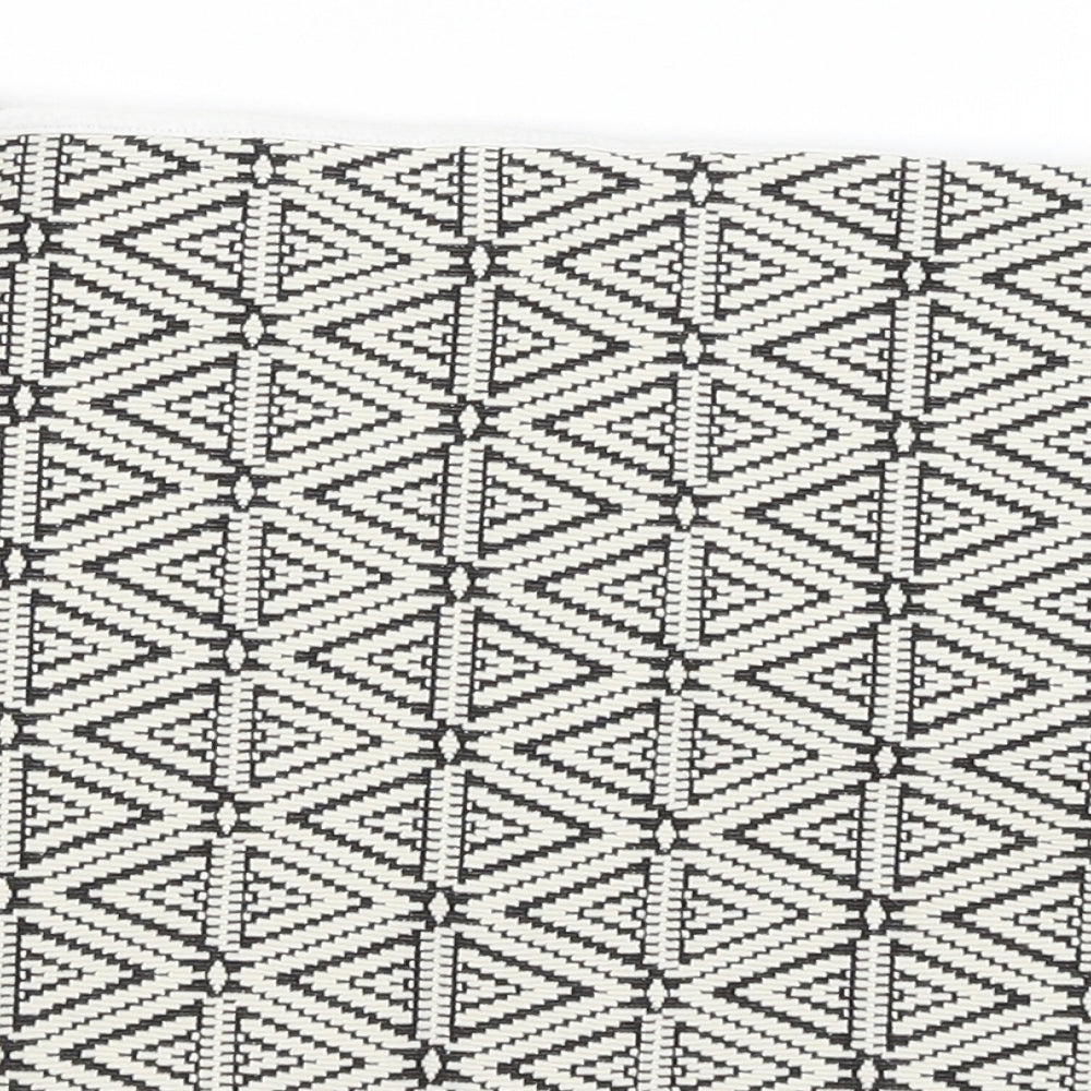 Topshop Womens White Geometric  A-Line Skirt Size 8