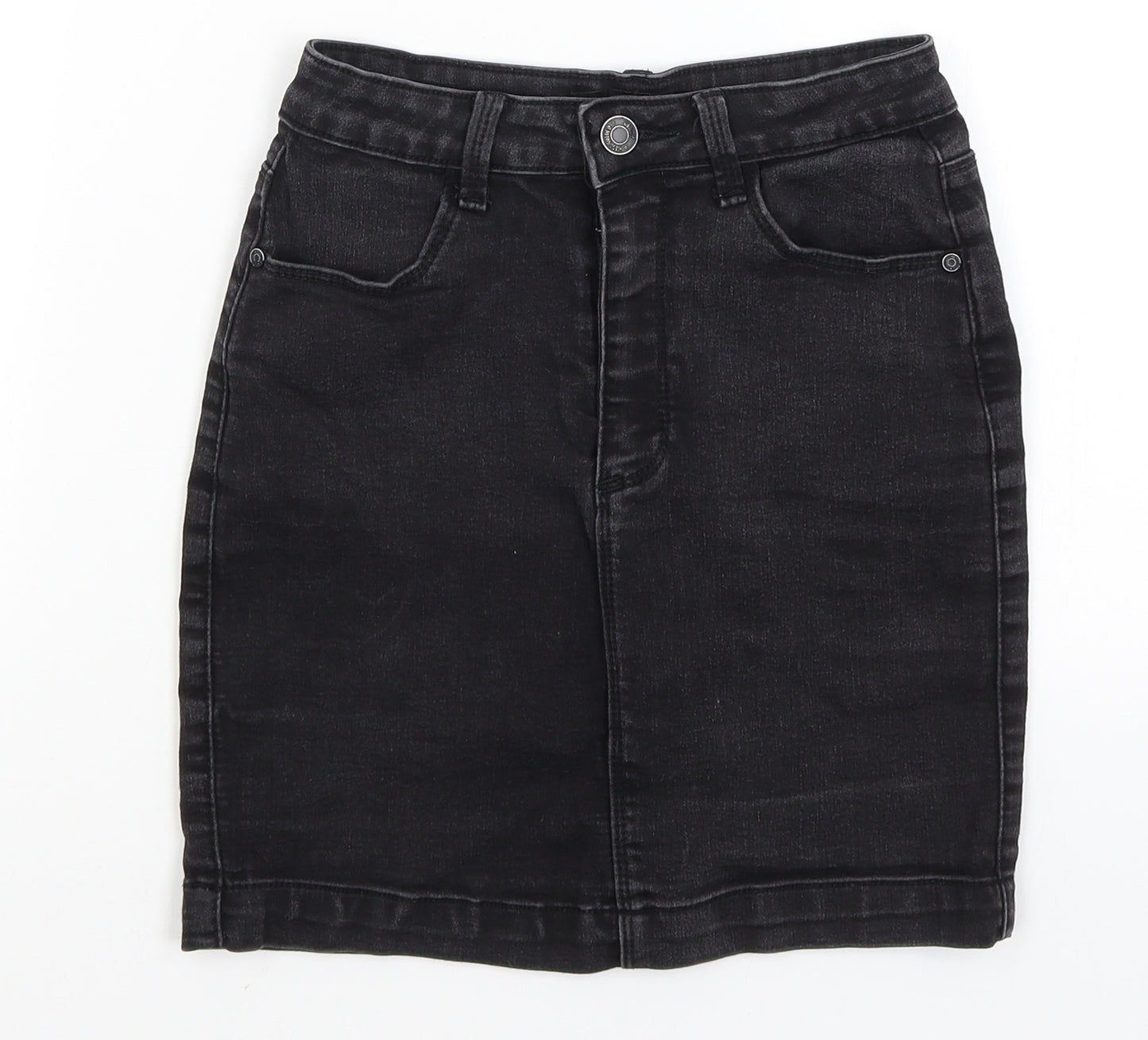 Missguided Womens Black   A-Line Skirt Size 8