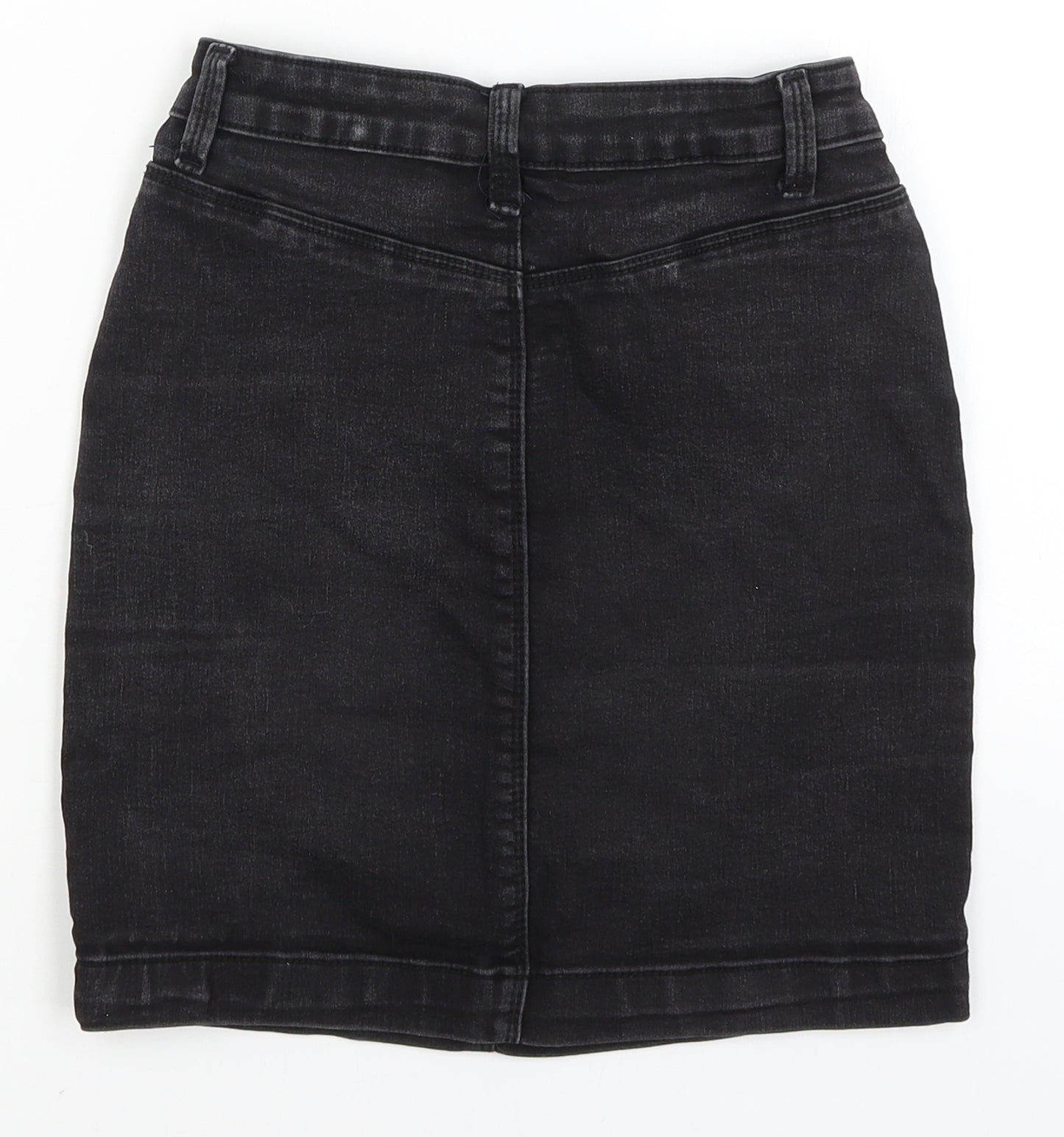 Missguided Womens Black   A-Line Skirt Size 8