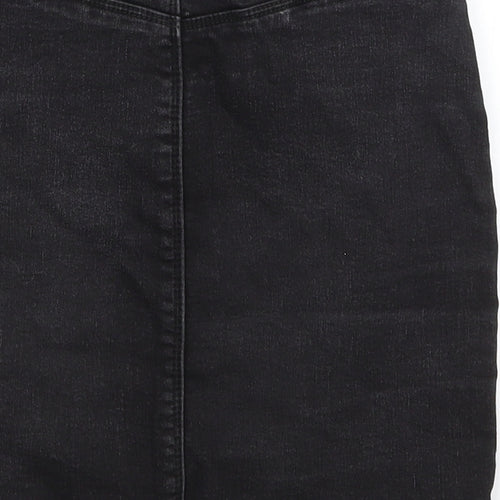 Missguided Womens Black   A-Line Skirt Size 8
