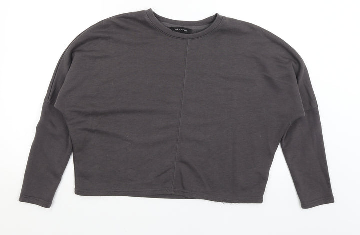 New Look Womens Grey Pullover Jumper Size 8