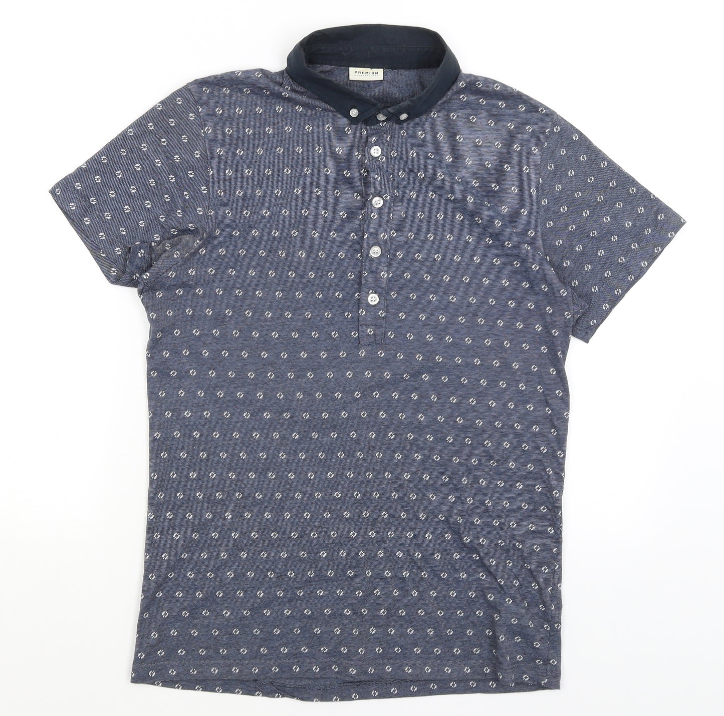 Jack Jones Mens Blue    Polo Size S