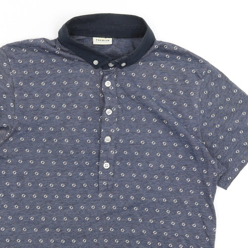 Jack Jones Mens Blue    Polo Size S