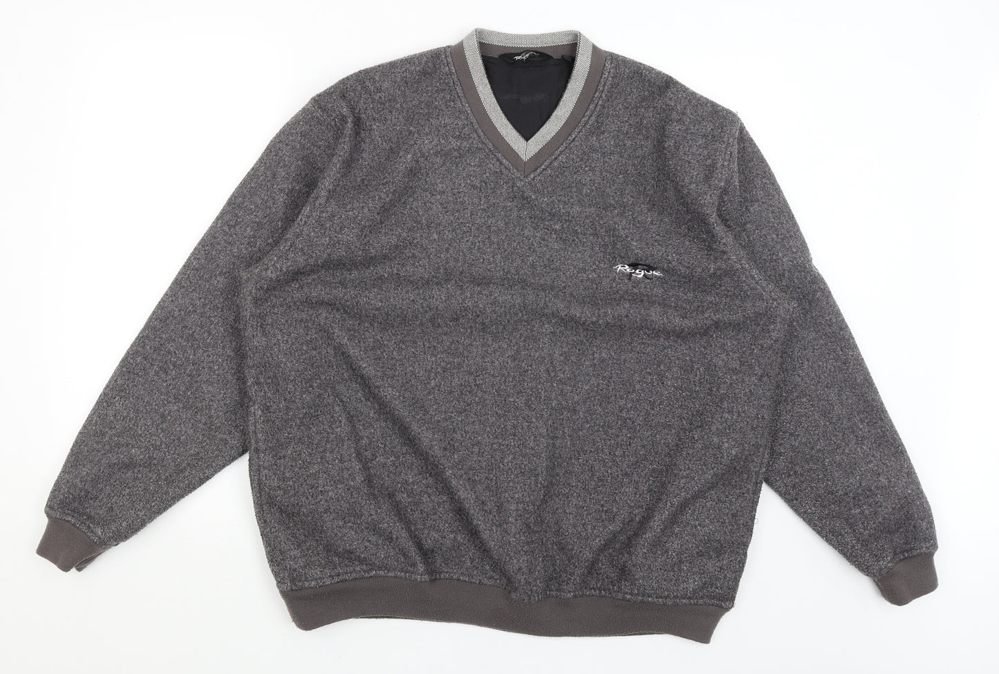 Rogue Mens Grey   Pullover Jumper Size L