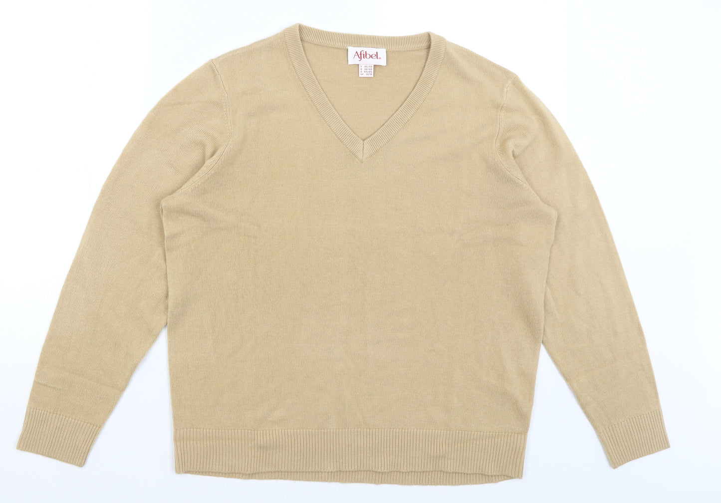 Afibel Womens Brown   Pullover Jumper Size 16