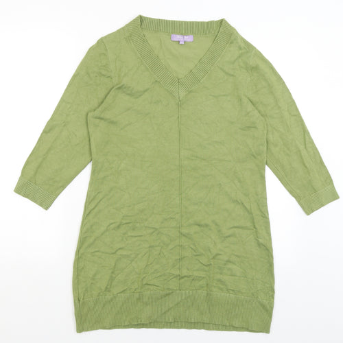 Michele Hope Womens Green   Pullover Jumper Size 10
