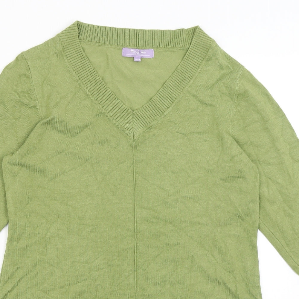 Michele Hope Womens Green   Pullover Jumper Size 10