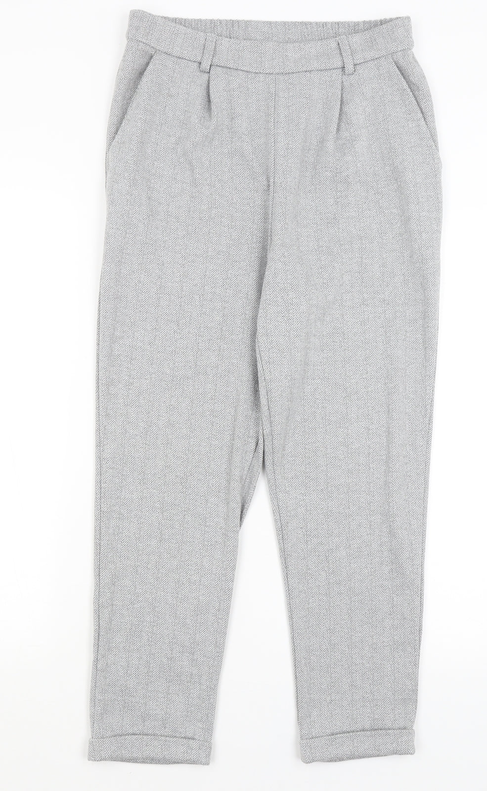 F&F Womens Grey   Trousers  Size 12 L25 in