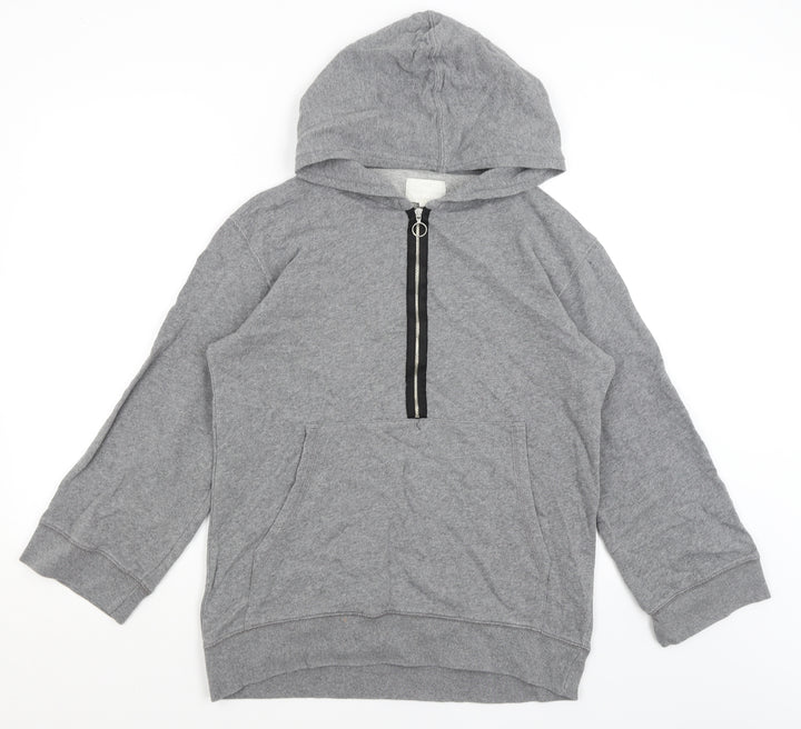 NEXT Womens Grey   Pullover Hoodie Size M  - Be Brave