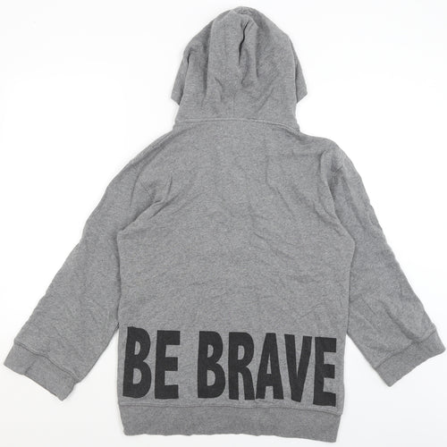 NEXT Womens Grey   Pullover Hoodie Size M  - Be Brave