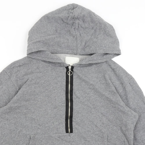 NEXT Womens Grey   Pullover Hoodie Size M  - Be Brave