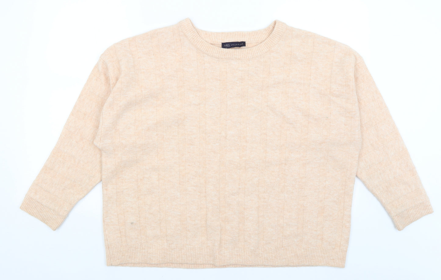 M&S Womens Pink   Pullover Jumper Size 18