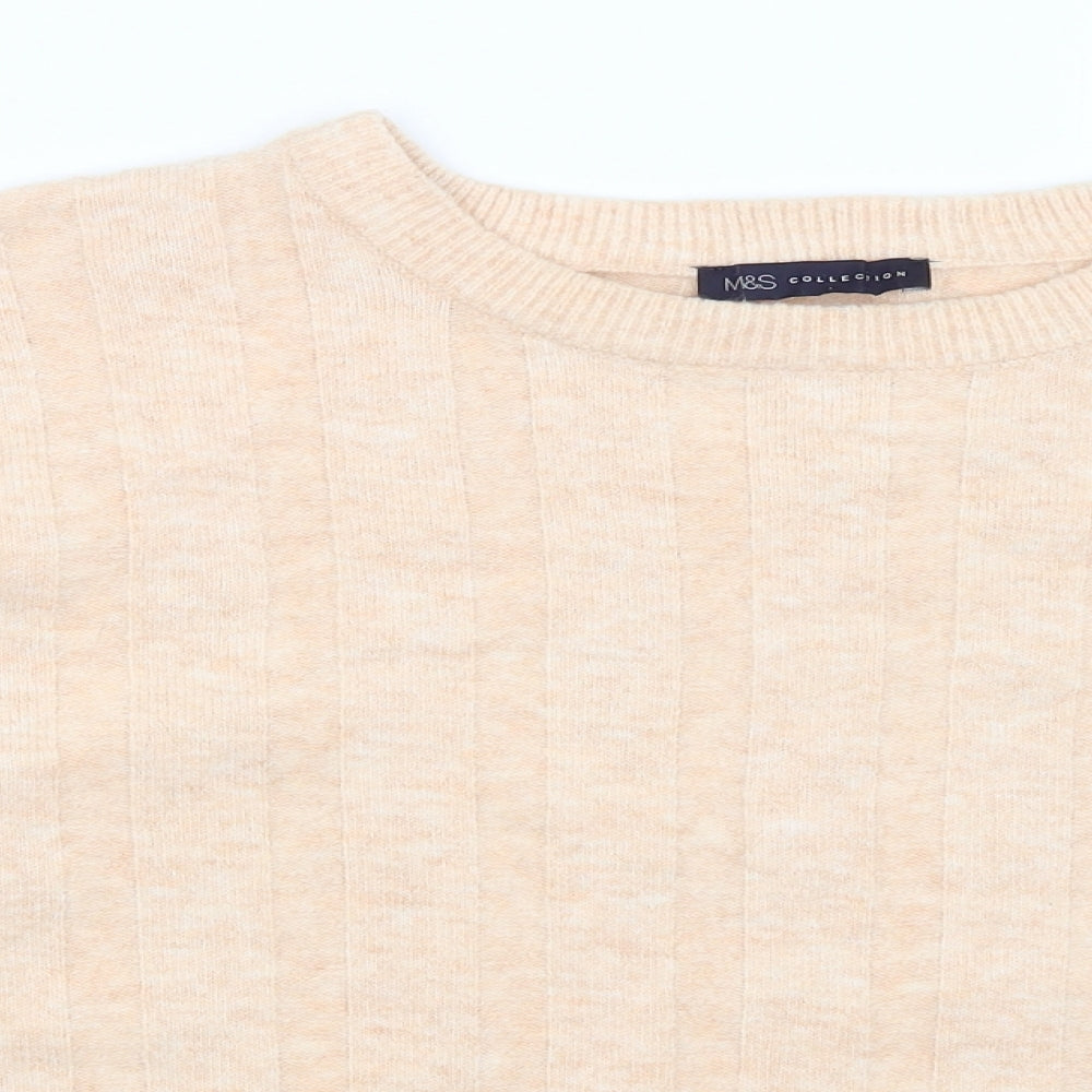M&S Womens Pink   Pullover Jumper Size 18