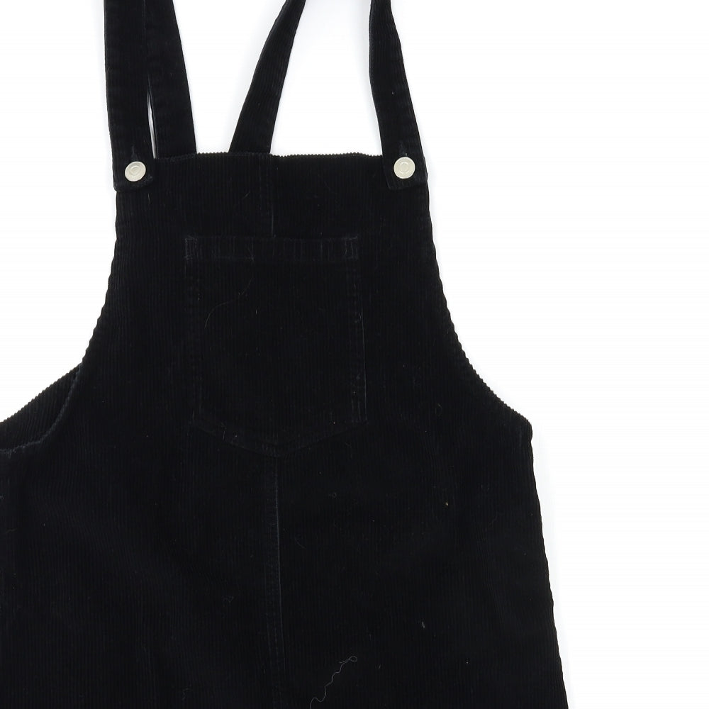 Matalan Womens Black   Pinafore/Dungaree Dress  Size 14