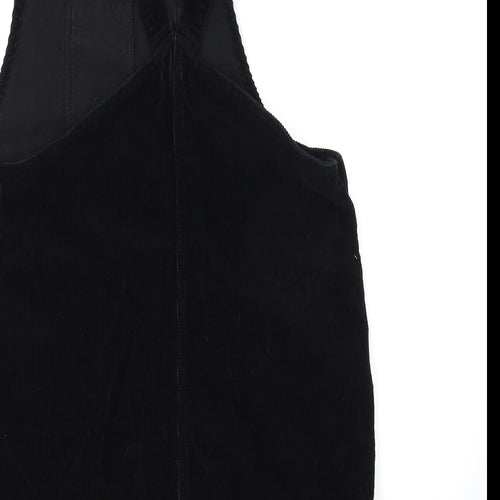 Matalan Womens Black   Pinafore/Dungaree Dress  Size 14