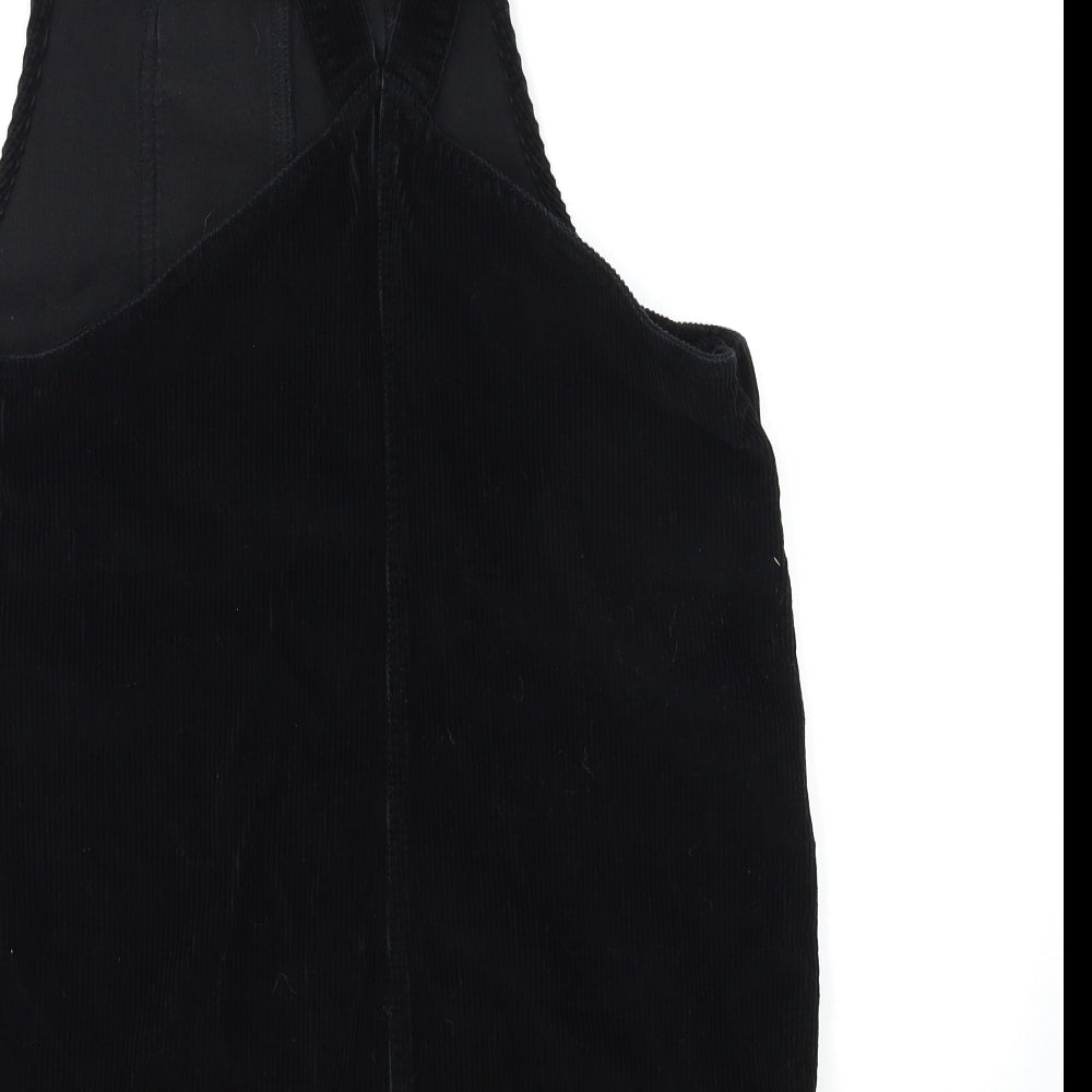 Matalan Womens Black   Pinafore/Dungaree Dress  Size 14