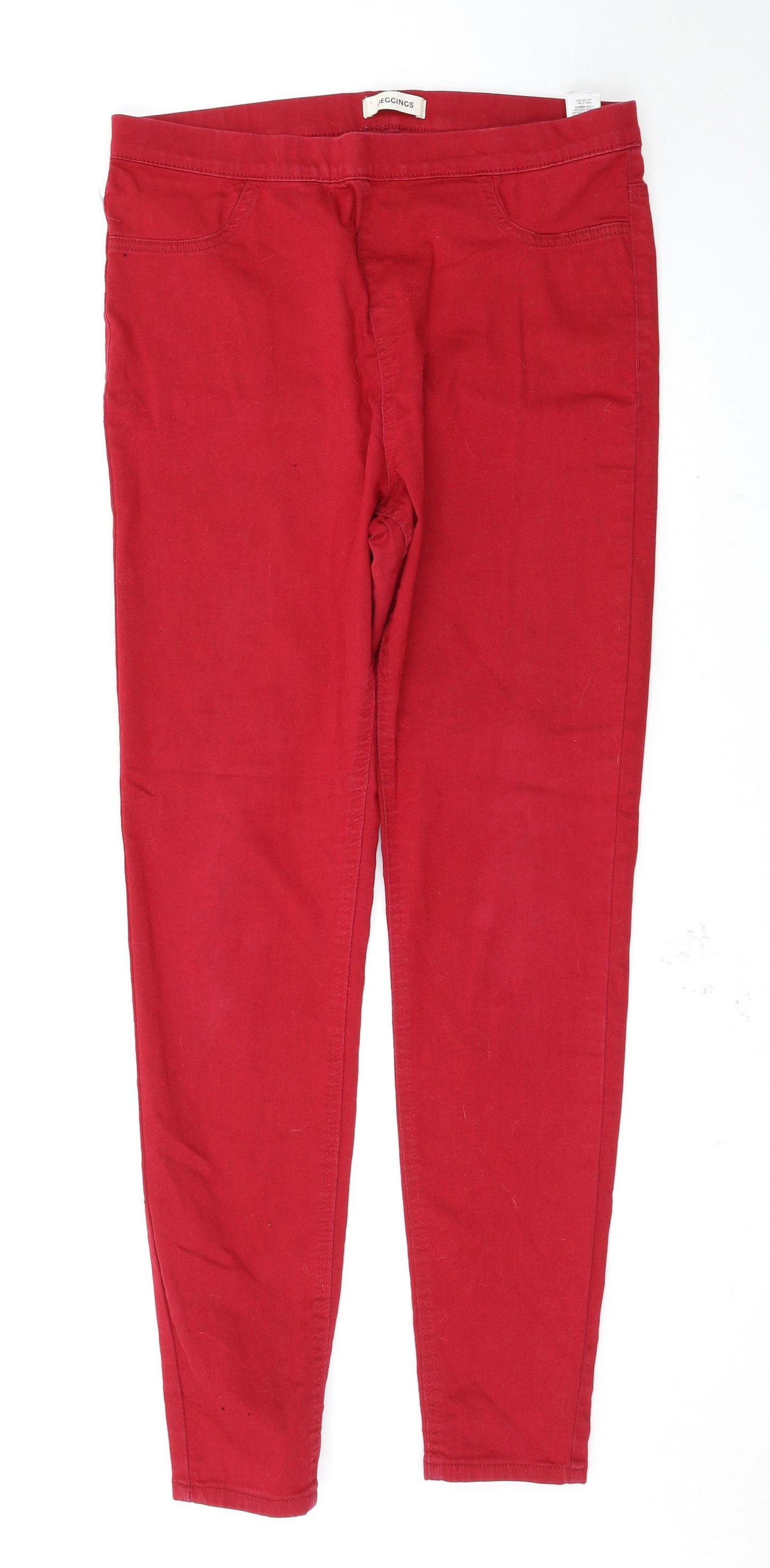 Marks and Spencer Womens Red   Jegging Jeans Size 14 L30 in