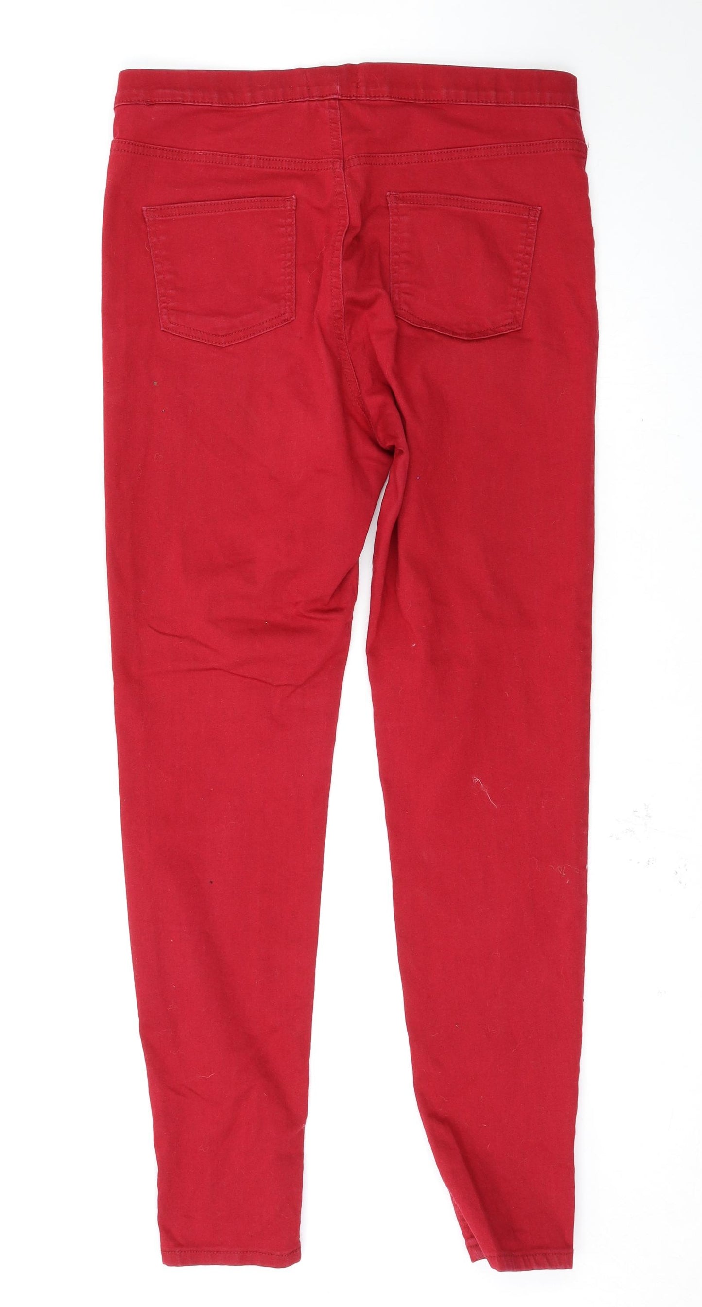 Marks and Spencer Womens Red   Jegging Jeans Size 14 L30 in