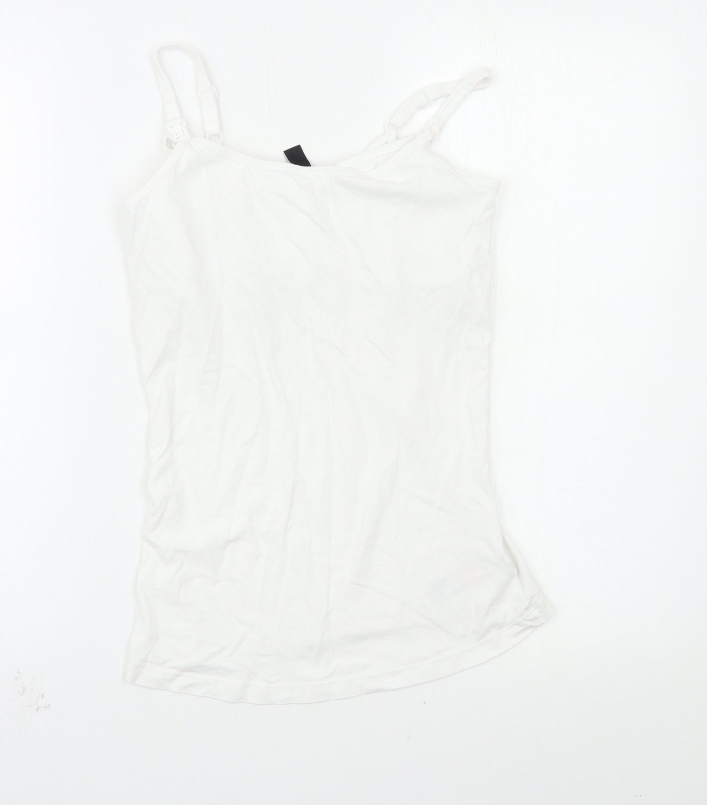 New Look Womens White   Basic Tank Size 8