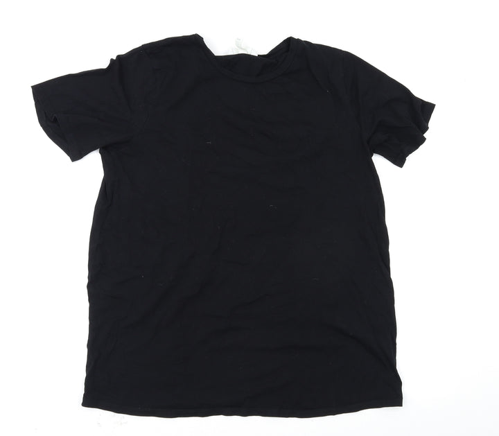 H&M Womens Black   Basic T-Shirt Size M