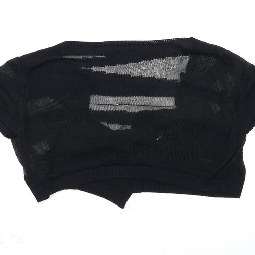 Per Una Womens Black   Cardigan Jumper Size 16