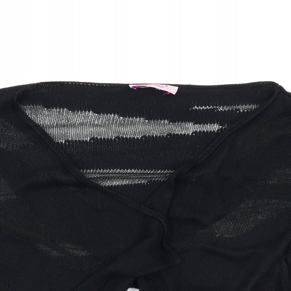 Per Una Womens Black   Cardigan Jumper Size 16