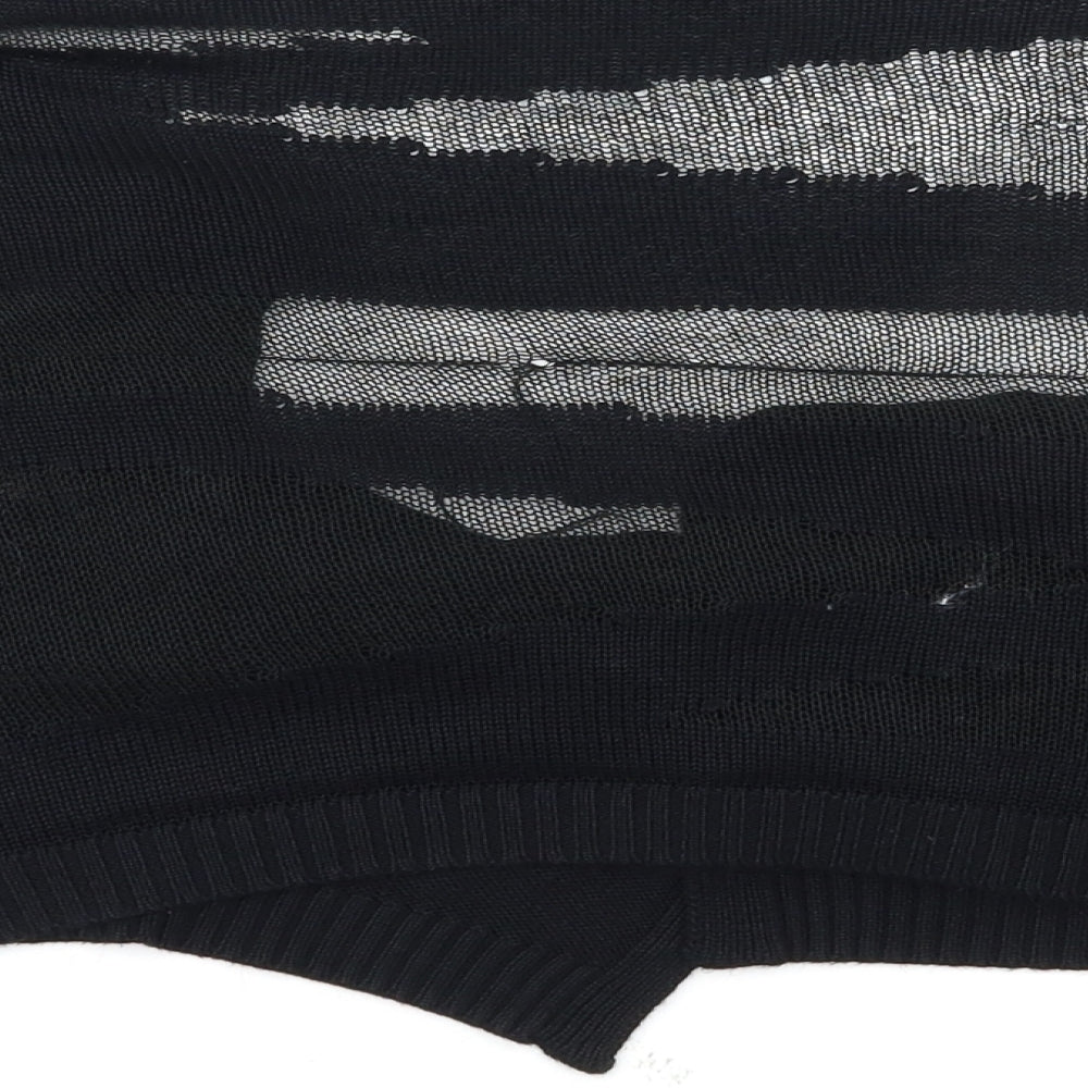 Per Una Womens Black   Cardigan Jumper Size 16