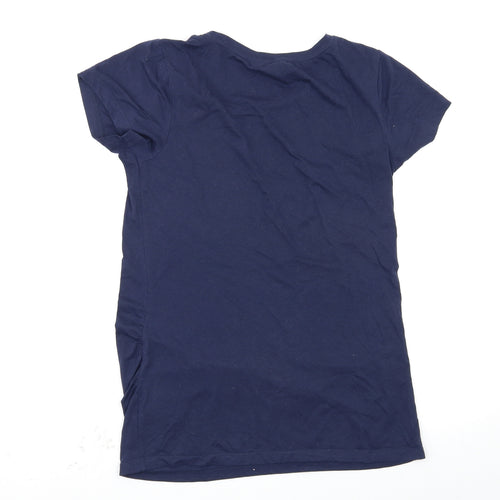 Peacocks Womens Blue   Basic T-Shirt Size 10