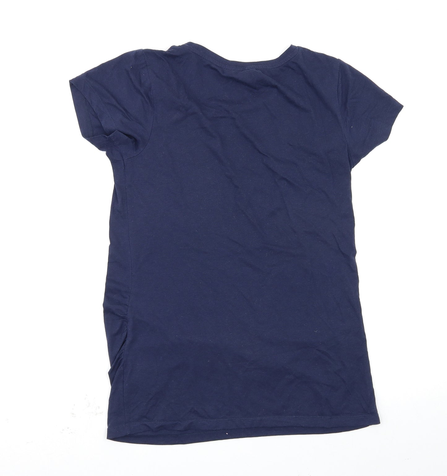 Peacocks Womens Blue   Basic T-Shirt Size 10
