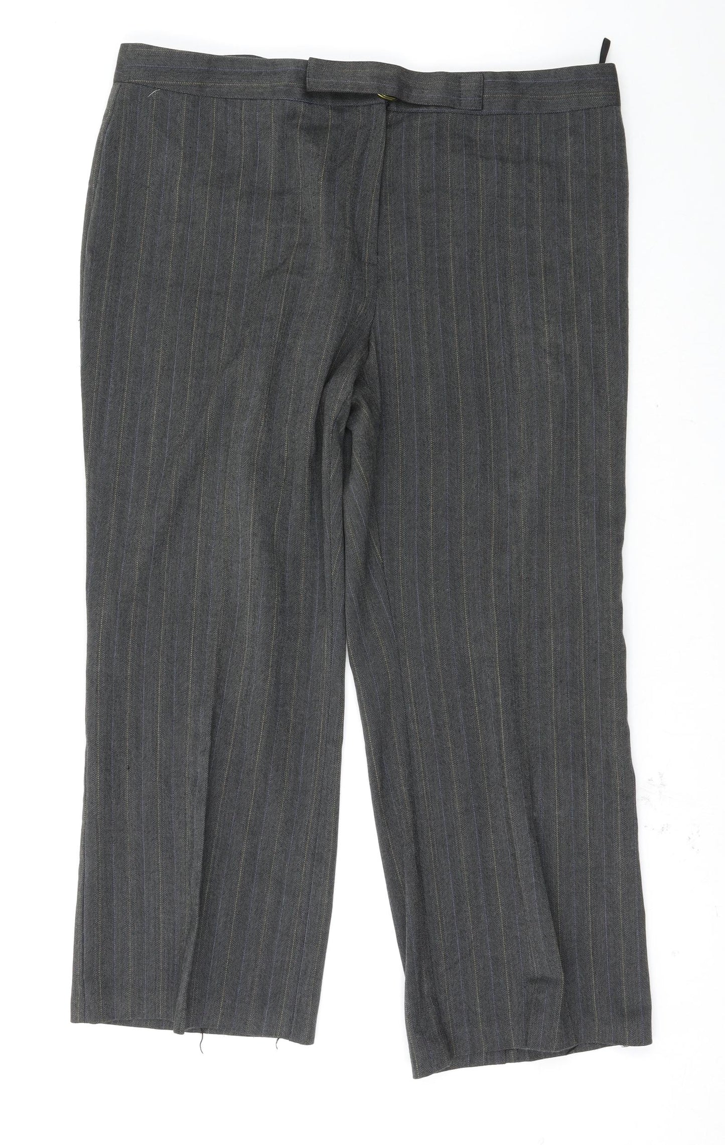 Preworn Womens Grey   Trousers  Size 38 L25 in