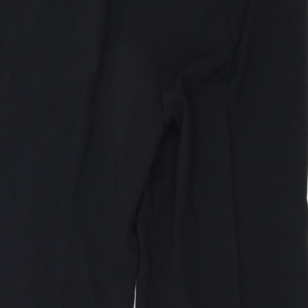 Preworn Womens Black   Trousers  Size 38 L25 in
