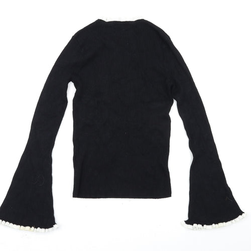 Marks and Spencer Womens Black   Pullover Jumper Size 8