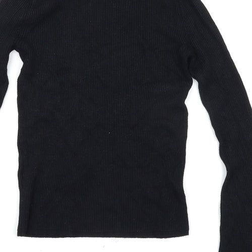 Marks and Spencer Womens Black   Pullover Jumper Size 8