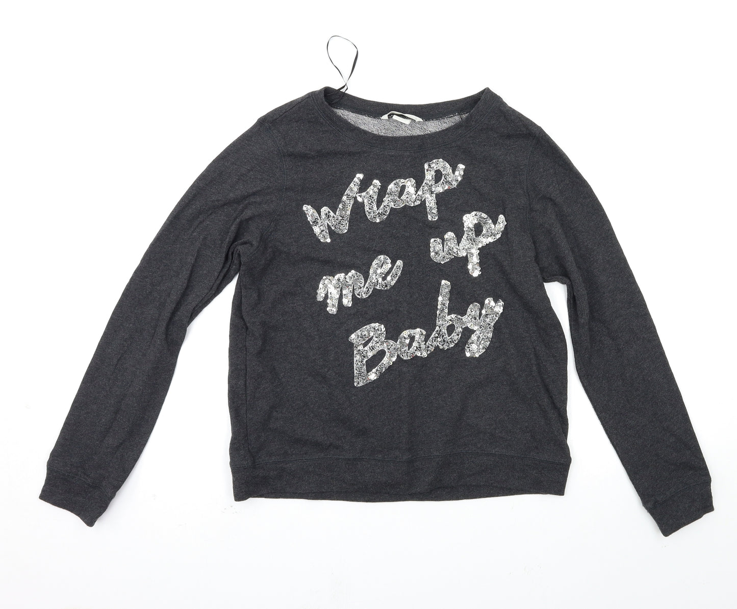 H&M Womens Grey   Pullover Jumper Size XS