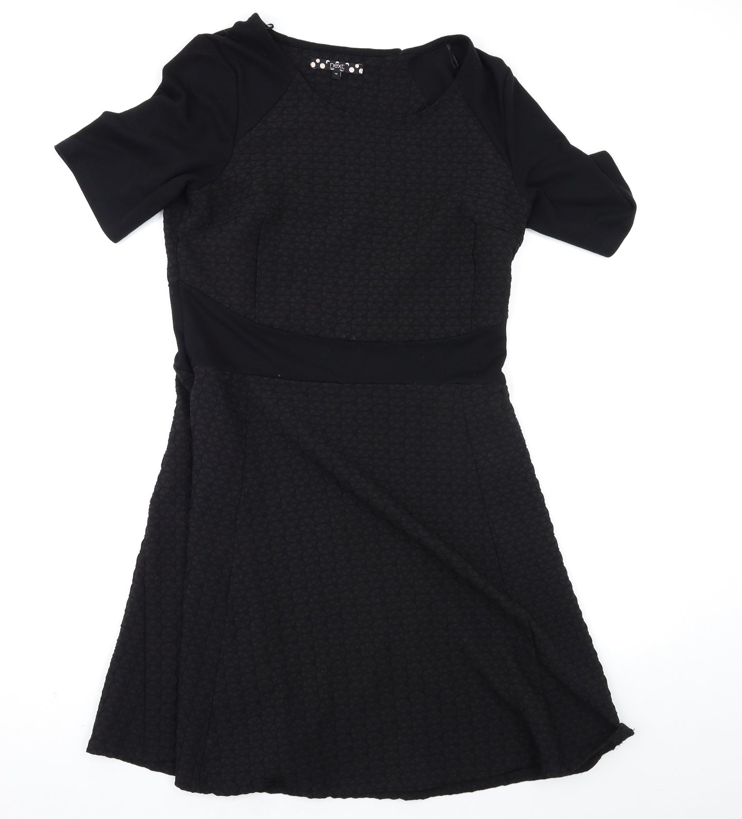 NEXT Womens Black   T-Shirt Dress  Size 14