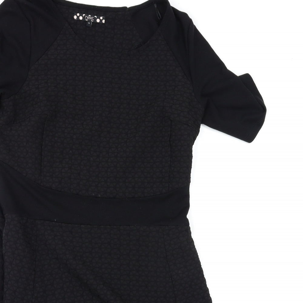 NEXT Womens Black   T-Shirt Dress  Size 14