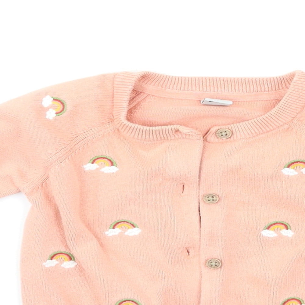 TU Girls Pink   Cardigan Jumper Size 2-3 Years