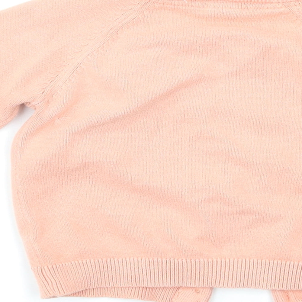 TU Girls Pink   Cardigan Jumper Size 2-3 Years