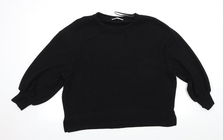 Pull&Bear Womens Black Pullover Jumper Size M