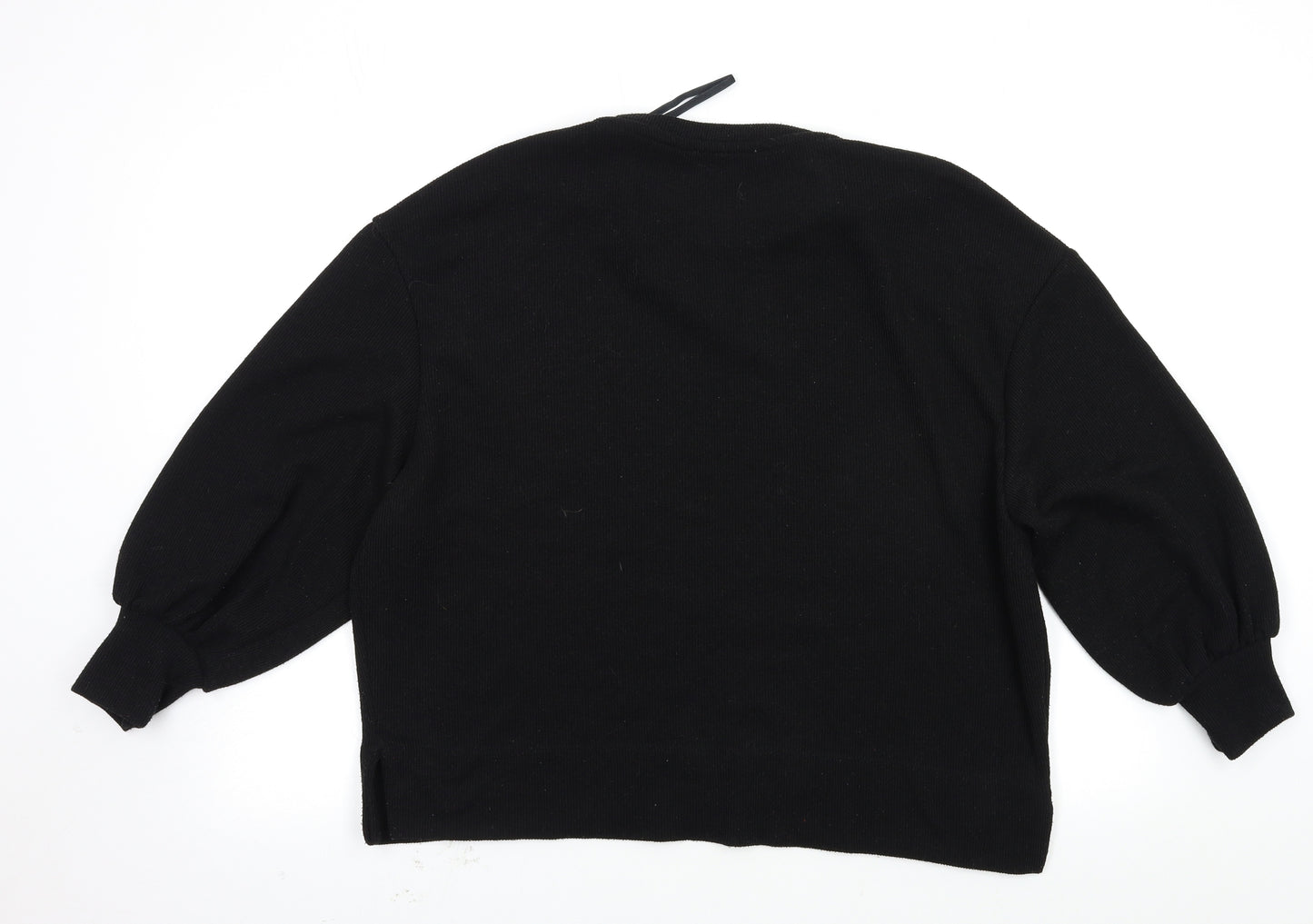 Pull&Bear Womens Black   Pullover Jumper Size M