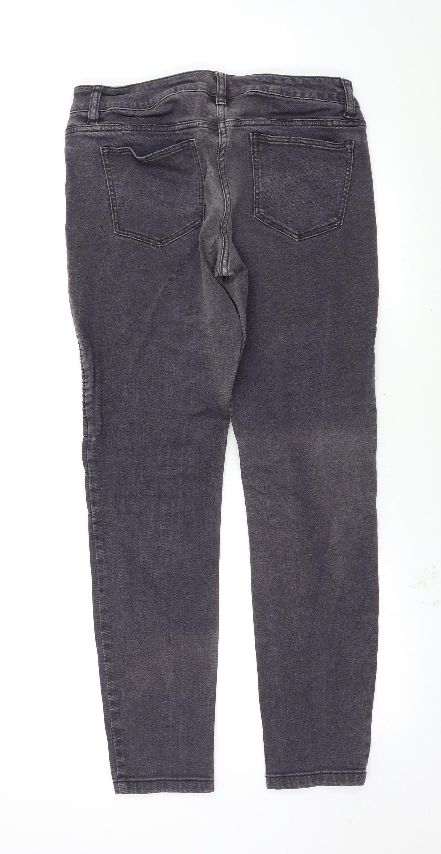 NEXT Womens Grey   Skinny Jeans Size 10 L29 in