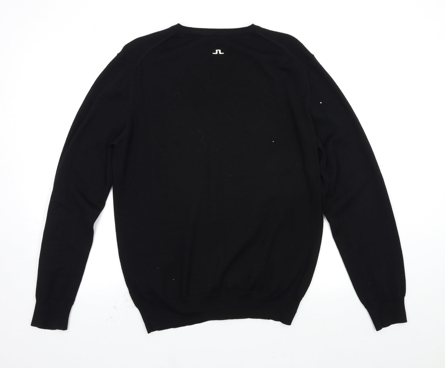 J.Lindeberg Mens Black   Pullover Jumper Size L