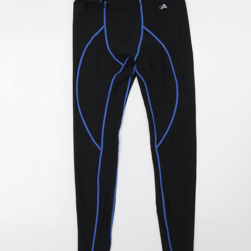 Preworn Boys Black   Sweatpants Trousers Size M - underlayer