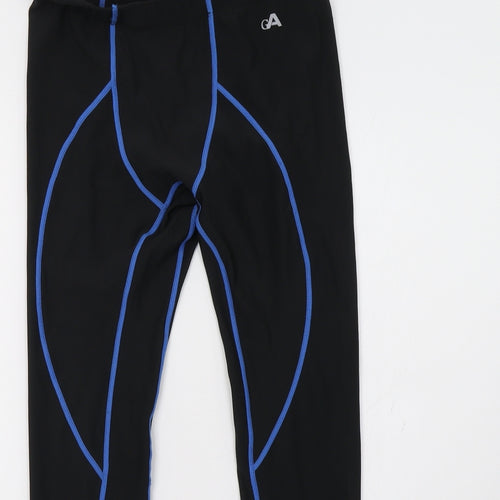 Preworn Boys Black   Sweatpants Trousers Size M - underlayer